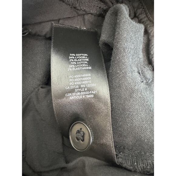 Wilfred Free / Aritzia Day-Off High Waisted Pleated Pants Black Women’s Size 24 - Picture 13 of 14